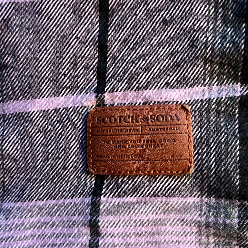 Scotch & Soda Amsterdam Regular-Fit Colourful Checked Flannel Shirt - Picture 6 of 6